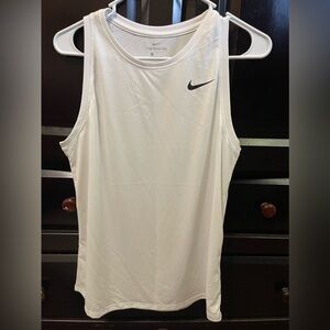 Nike white dry fit women’s tank